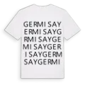 Germisay ordlek t-shirt