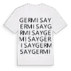 Germisay ordlek t-shirt