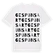 Gespunsart ordlek t-shirt