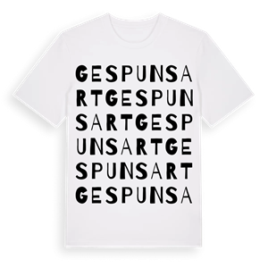 Gespunsart ordlek t-shirt – ekologisk bomull t-shirt från Pinshirt