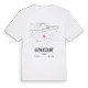 Gizaucourt karta t-shirt