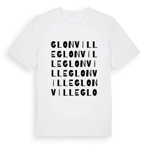 Glonville ordlek t-shirt – ekologisk bomull t-shirt från Pinshirt