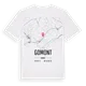 Gomont karta t-shirt