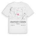 Graffigny-Chemin karta t-shirt