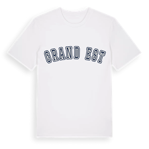 Grand Est college t-shirt – ekologisk bomull t-shirt från Pinshirt