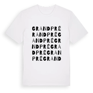 Grandpré ordlek t-shirt – ekologisk bomull t-shirt från Pinshirt
