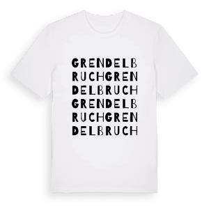 Grendelbruch ordlek t-shirt – ekologisk bomull t-shirt från Pinshirt