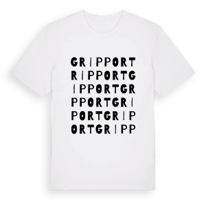 Gripport ordlek t-shirt – ekologisk bomull t-shirt från Pinshirt