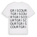 Griscourt ordlek t-shirt