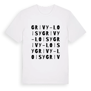 Grivy-Loisy ordlek t-shirt – ekologisk bomull t-shirt från Pinshirt