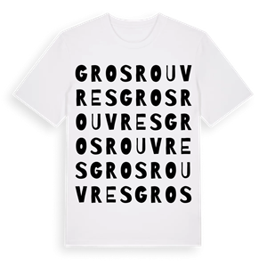 Grosrouvres ordlek t-shirt – ekologisk bomull t-shirt från Pinshirt