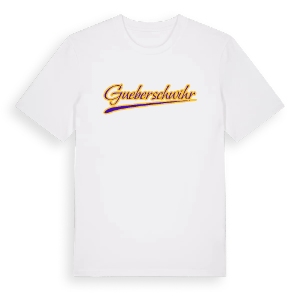 Gueberschwihr baseball t-shirt – ekologisk bomull t-shirt från Pinshirt