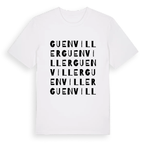Guenviller ordlek t-shirt – ekologisk bomull t-shirt från Pinshirt