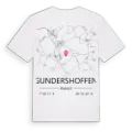 Gundershoffen karta t-shirt