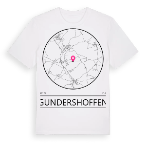 Gundershoffen t-shirt – ekologisk bomull t-shirt från Pinshirt