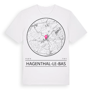Hagenthal-le-Bas t-shirt – ekologisk bomull t-shirt från Pinshirt
