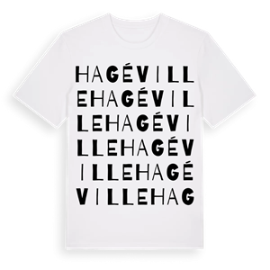 Hagéville ordlek t-shirt – ekologisk bomull t-shirt från Pinshirt