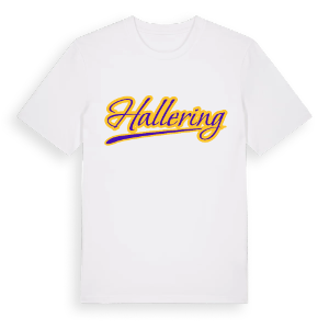 Hallering baseball t-shirt – ekologisk bomull t-shirt från Pinshirt