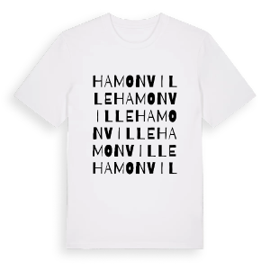 Hamonville ordlek t-shirt – ekologisk bomull t-shirt från Pinshirt