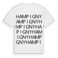 Hampigny ordlek t-shirt