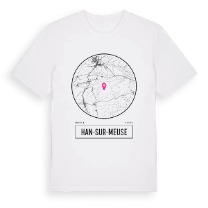 Han-sur-Meuse t-shirt – ekologisk bomull t-shirt från Pinshirt