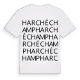 Harchéchamp ordlek t-shirt