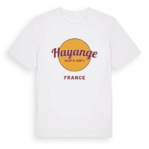 Hayange cirkel t-shirt – ekologisk bomull t-shirt från Pinshirt