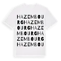 Hazembourg ordlek t-shirt
