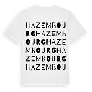Hazembourg ordlek t-shirt – ekologisk bomull t-shirt från Pinshirt