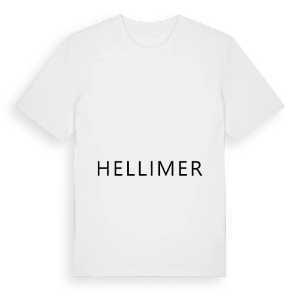 Jag älskar Hellimer t-shirt stort tryck – ekologisk bomull t-shirt från Pinshirt