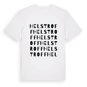 Helstroff ordlek t-shirt – ekologisk bomull t-shirt från Pinshirt