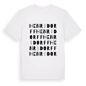 Henridorff ordlek t-shirt – ekologisk bomull t-shirt från Pinshirt