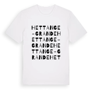 Hettange-Grande ordlek t-shirt – ekologisk bomull t-shirt från Pinshirt