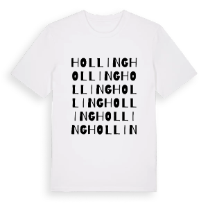 Holling ordlek t-shirt – ekologisk bomull t-shirt från Pinshirt