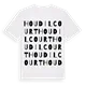 Houdilcourt ordlek t-shirt