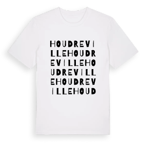 Houdreville ordlek t-shirt – ekologisk bomull t-shirt från Pinshirt