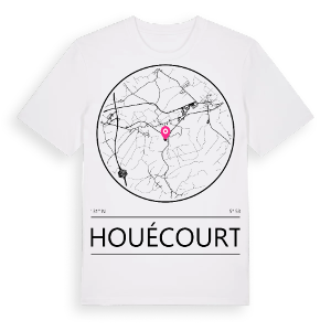 Houécourt t-shirt – ekologisk bomull t-shirt från Pinshirt