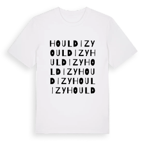 Houldizy ordlek t-shirt – ekologisk bomull t-shirt från Pinshirt