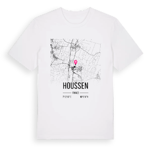 Houssen karta t-shirt – ekologisk bomull t-shirt från Pinshirt