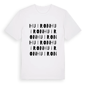 Huiron ordlek t-shirt – ekologisk bomull t-shirt från Pinshirt
