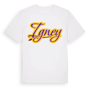 Igney baseball t-shirt – ekologisk bomull t-shirt från Pinshirt