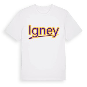 Igney baseball t-shirt – ekologisk bomull t-shirt från Pinshirt