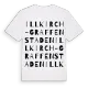 Illkirch-Graffenstaden ordlek t-shirt