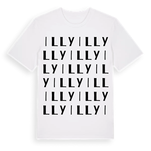 Illy ordlek t-shirt – ekologisk bomull t-shirt från Pinshirt