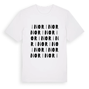 Inor ordlek t-shirt – ekologisk bomull t-shirt från Pinshirt
