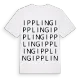 Ippling ordlek t-shirt