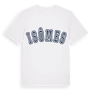 Isômes college t-shirt – ekologisk bomull t-shirt från Pinshirt