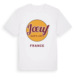 Jœuf cirkel t-shirt – ekologisk bomull t-shirt från Pinshirt