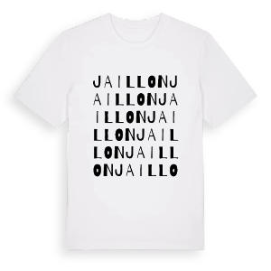Jaillon ordlek t-shirt – ekologisk bomull t-shirt från Pinshirt