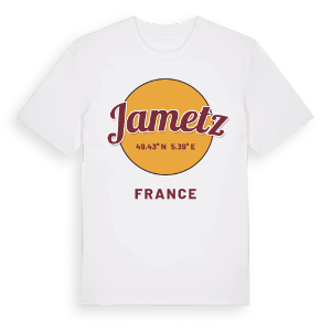 Jametz cirkel t-shirt – ekologisk bomull t-shirt från Pinshirt